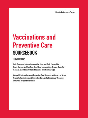 cover image of Vaccinations and Preventive Care Sourcebook